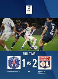 Paris Saint-Germain 1-2 Olympique Lyon